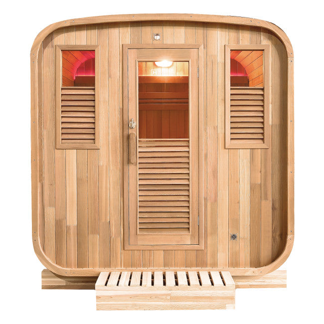 Suna de Exterior Gaïa Nova Holl's – Madeira de Cedro Vermelho – Até 6 Pessoas