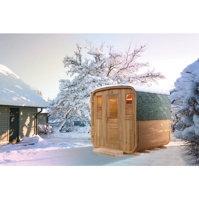 Suna de Exterior Gaïa Nova Holl's – Madeira de Cedro Vermelho – Até 6 Pessoas