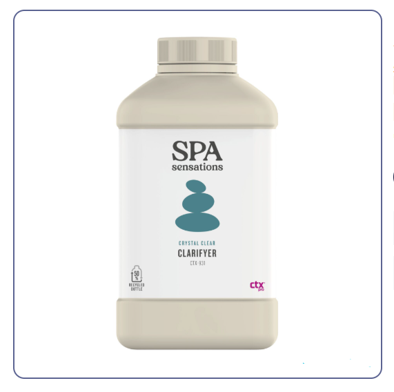 SPA Sensations CTX-931 Clarifyer (1 L): Clarificante Líquido de Ação Rápida para Spas
