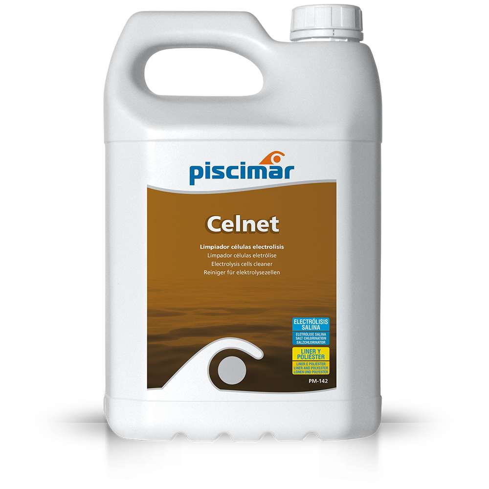 Piscimar PM-142 Celnet - Limpador Desincrustante de Células de Eletrólise Salina (1L)