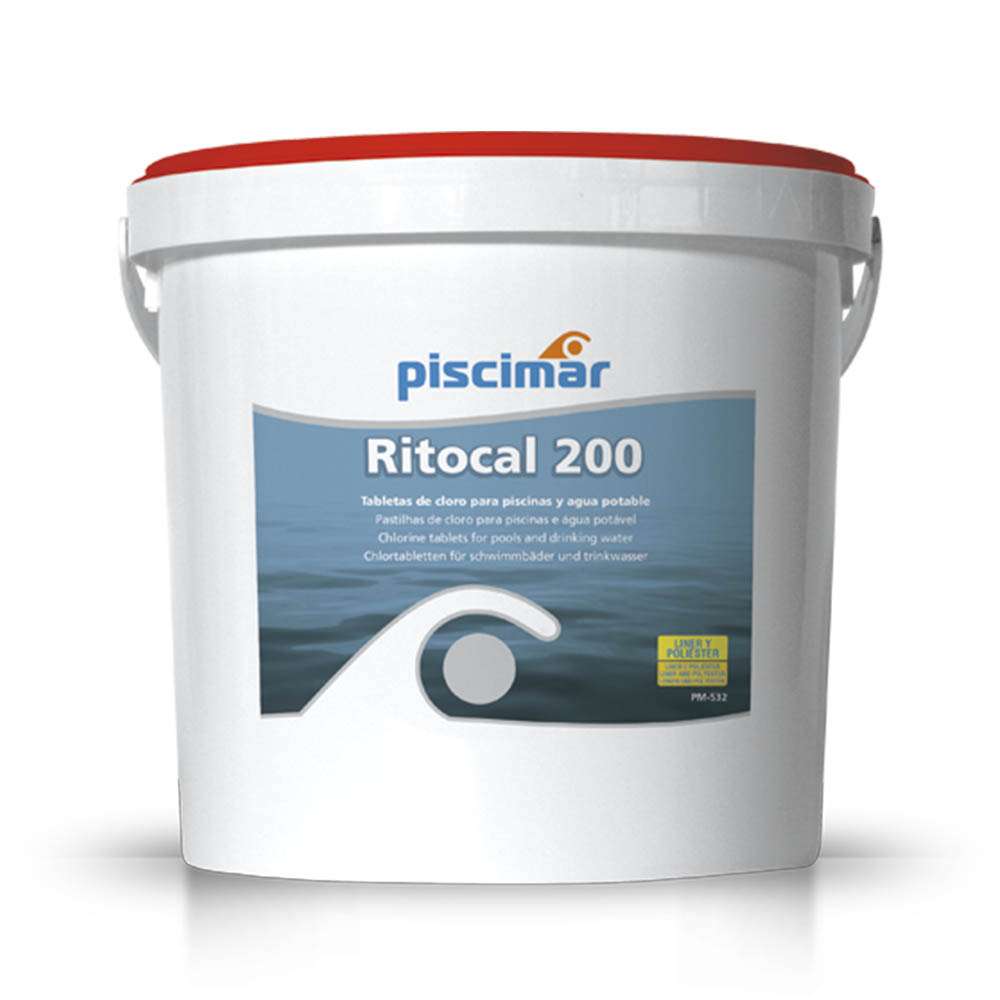 Piscimar PM-532 Ritocal 200 5KG - Cloro de Choque (Hipoclorito de Cálcio) de Alta Performance