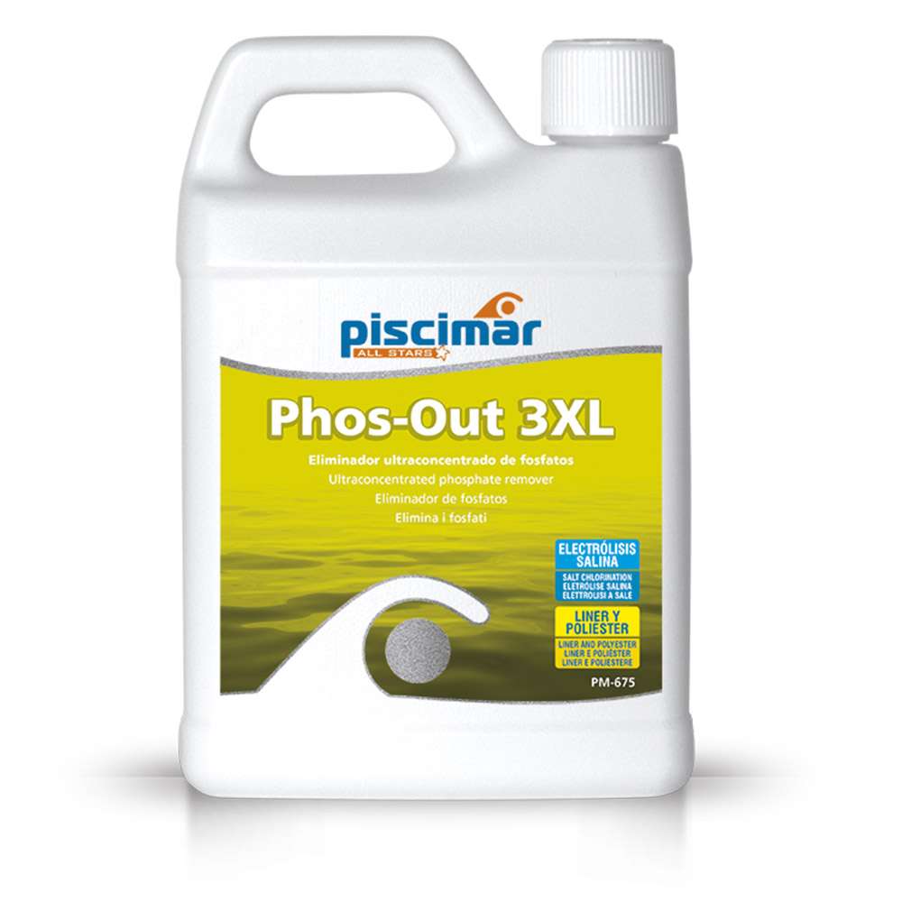 Piscimar PM-675 Phos-Out 3XL - Eliminador de Fosfatos Ultra Concentrado para Prevenção de Algas