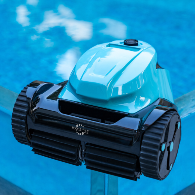 Robot de Piscina 3WD PoolStyle – Limpeza Completa: Fundo, Paredes e Linha de Água