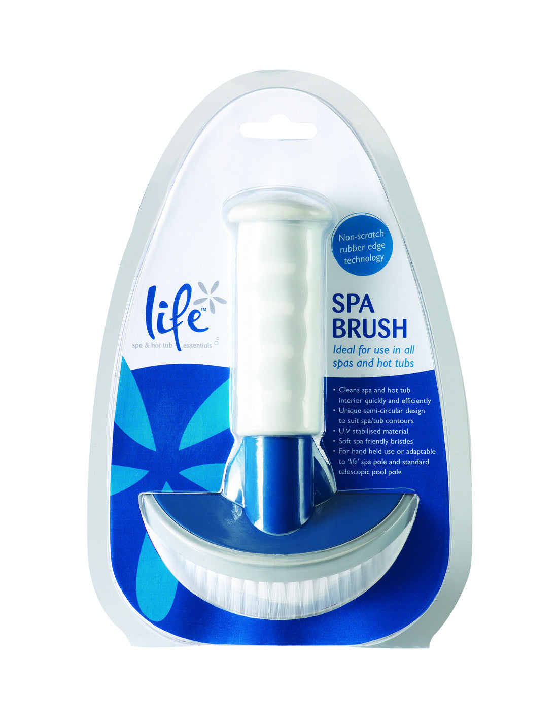 Escova de Limpeza Life Spa para Superfícies e Cantos