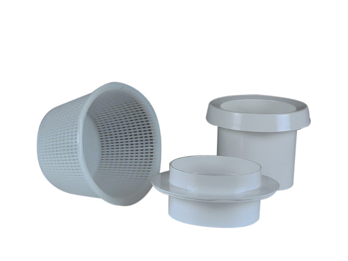 Cesto Coador para Skimmer de 15 Litros – ABS Branco de Alta Resistência