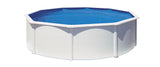 Piscina de Aço Redonda Fidji Branca – Kit Completo de Areia