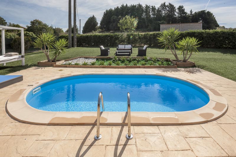 Piscina Enterrada de Aço Madagáscar Oval 500x300x150cm – Kit Completo de Alta Gama