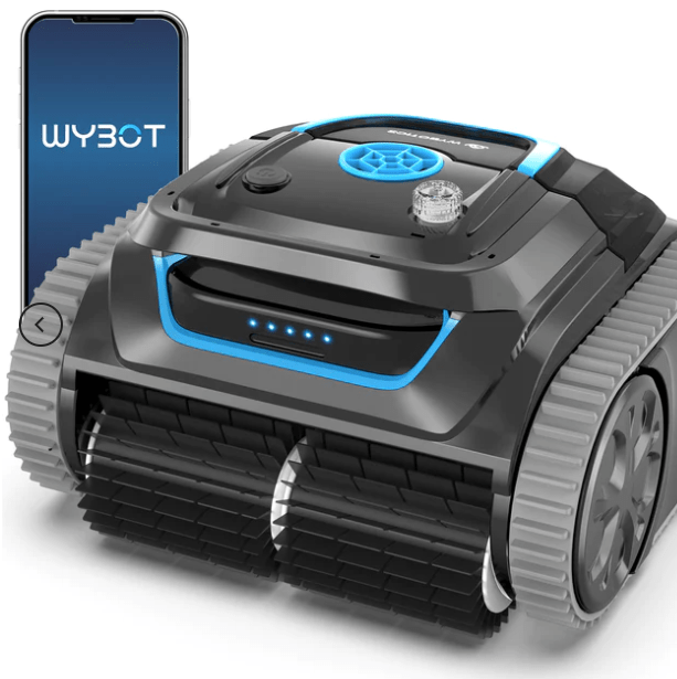 Robot de Piscina Sem Fios Wybot E-TRON Spyder Expert – Fundo e Paredes com Controlo via App