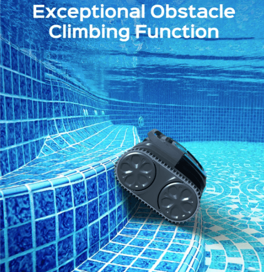 Robot de Piscina Sem Fios Wybot E-TRON Spyder Expert – Fundo e Paredes com Controlo via App