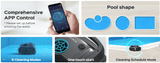 Robot de Piscina Sem Fios Wybot E-TRON Spyder Expert – Fundo e Paredes com Controlo via App