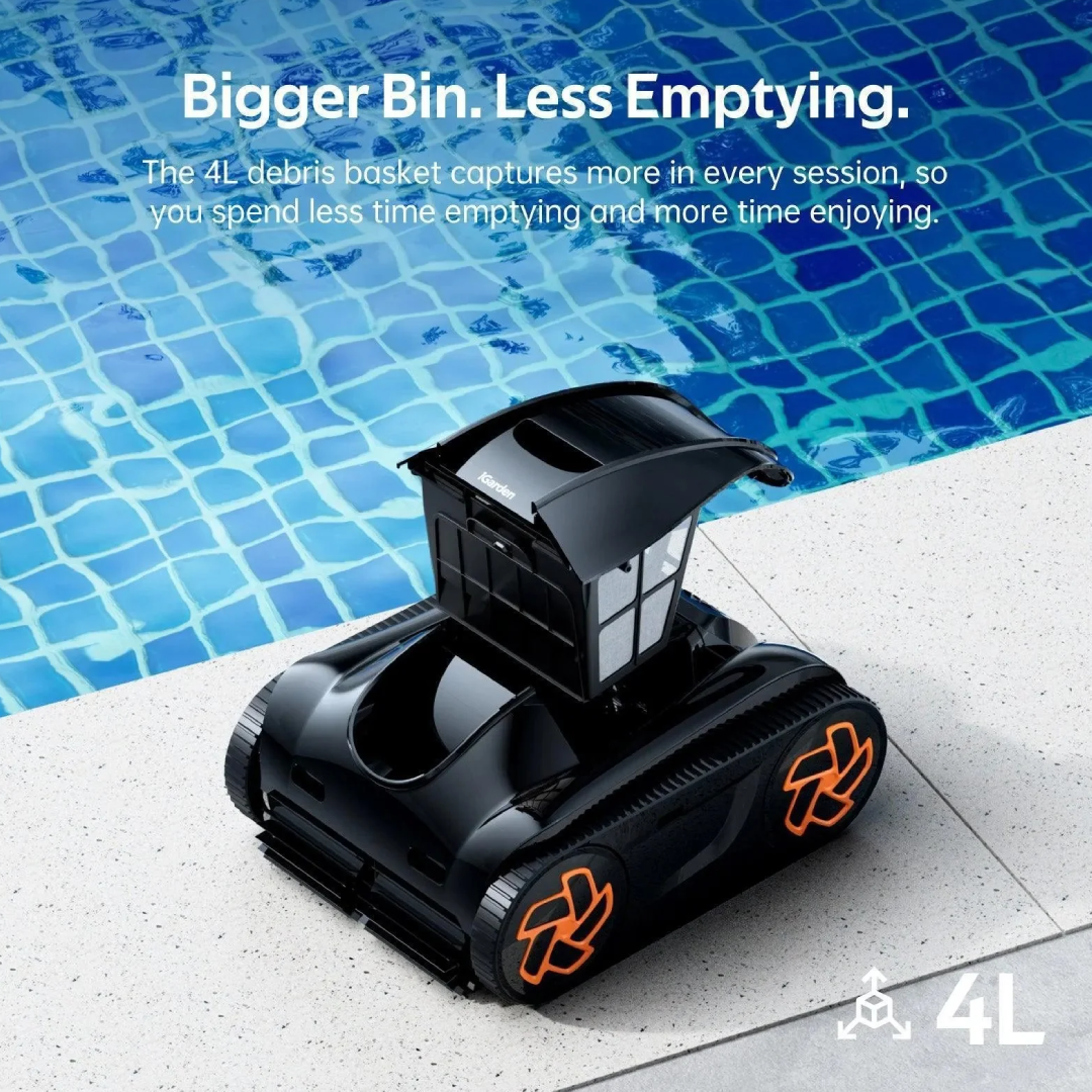 Robot  Aspirador Fairland Aquark  de Piscinas Sem Fios iGarden K - Autonomia até 9h
