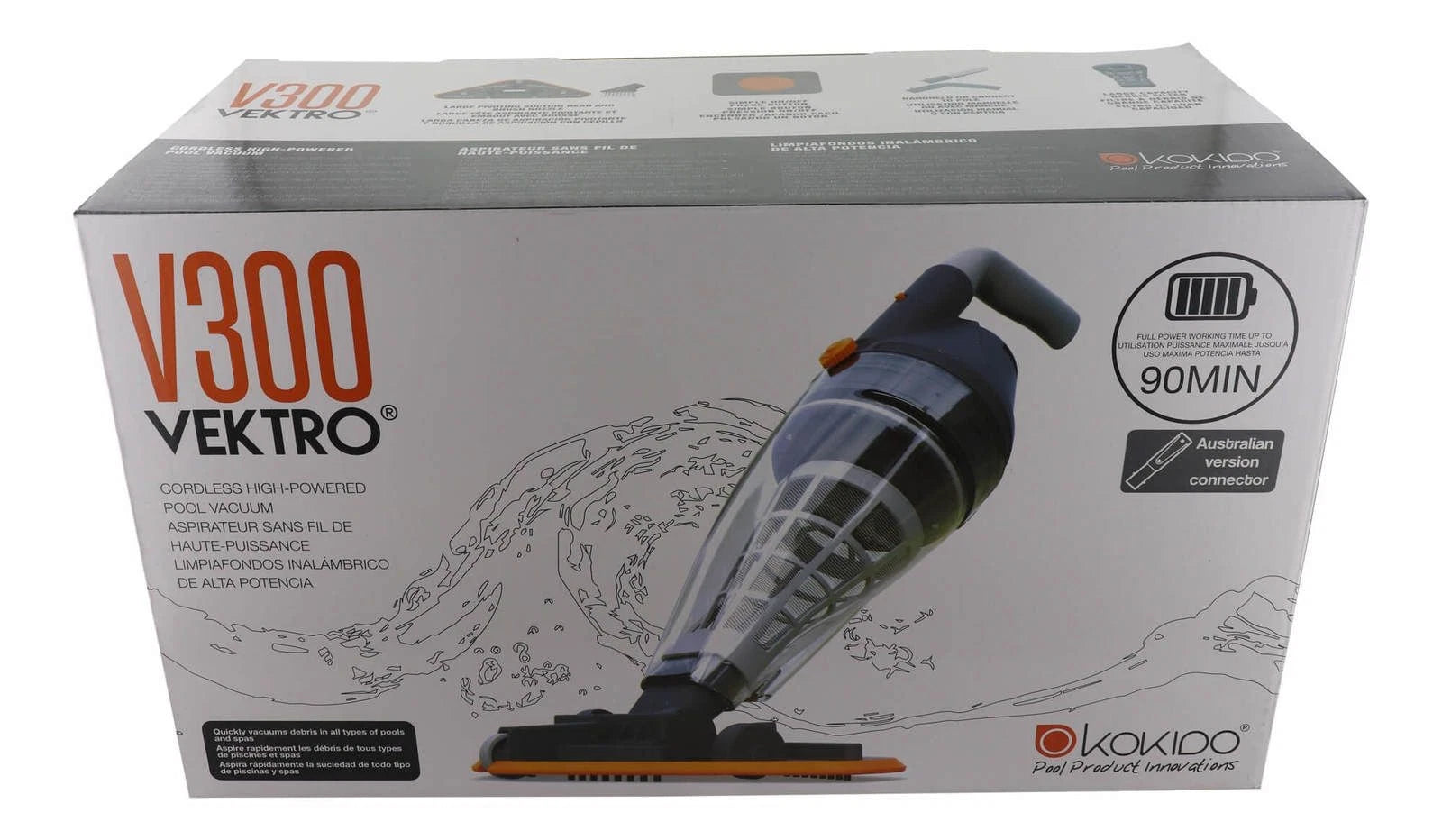 Aspirador Elétrico Recarregável Vektro Pro – Performance Profissional