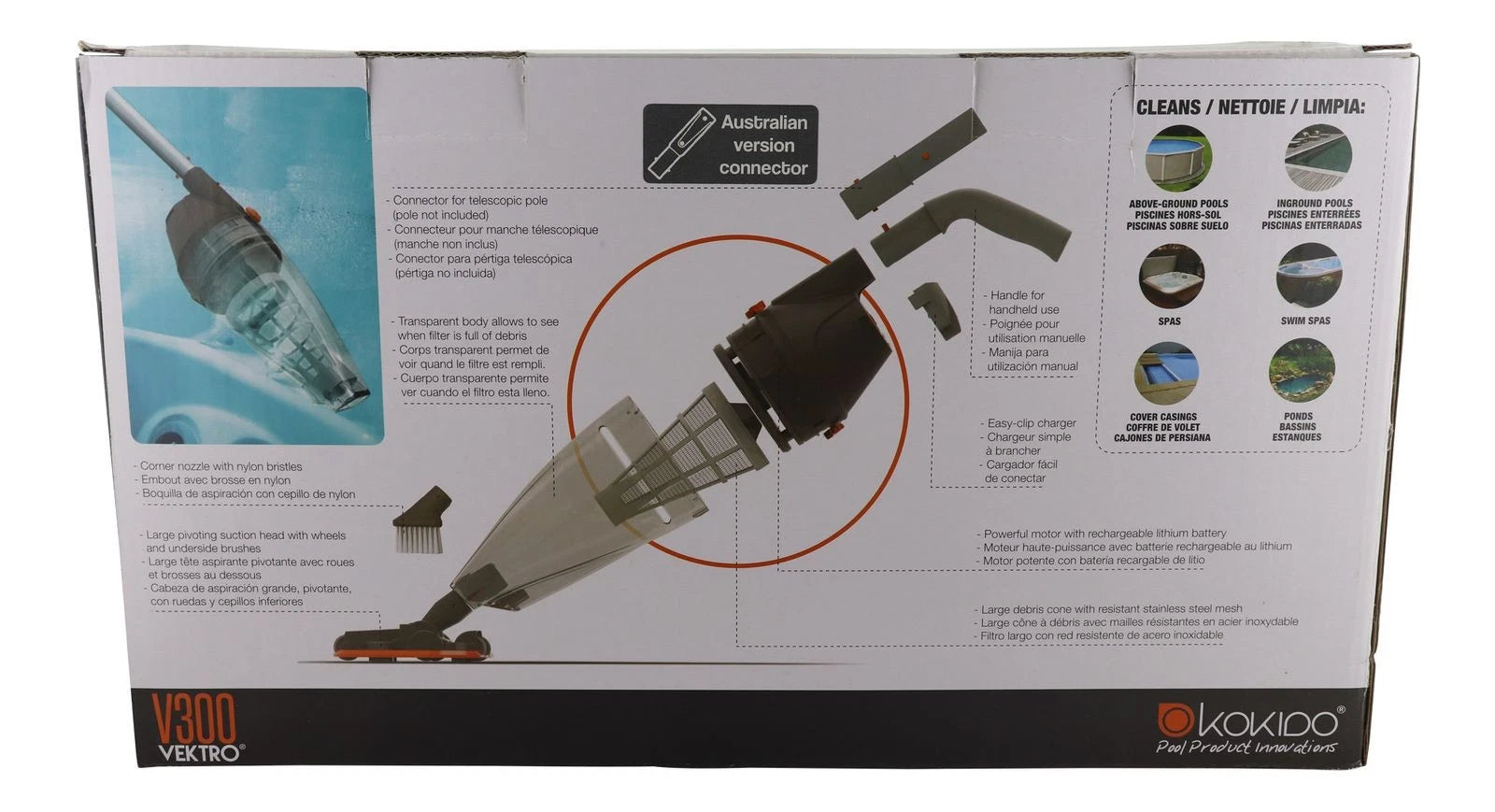 Aspirador Elétrico Recarregável Vektro Pro – Performance Profissional