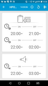 Quadro elétrico H-POWER Connect com conexão Bluetooth