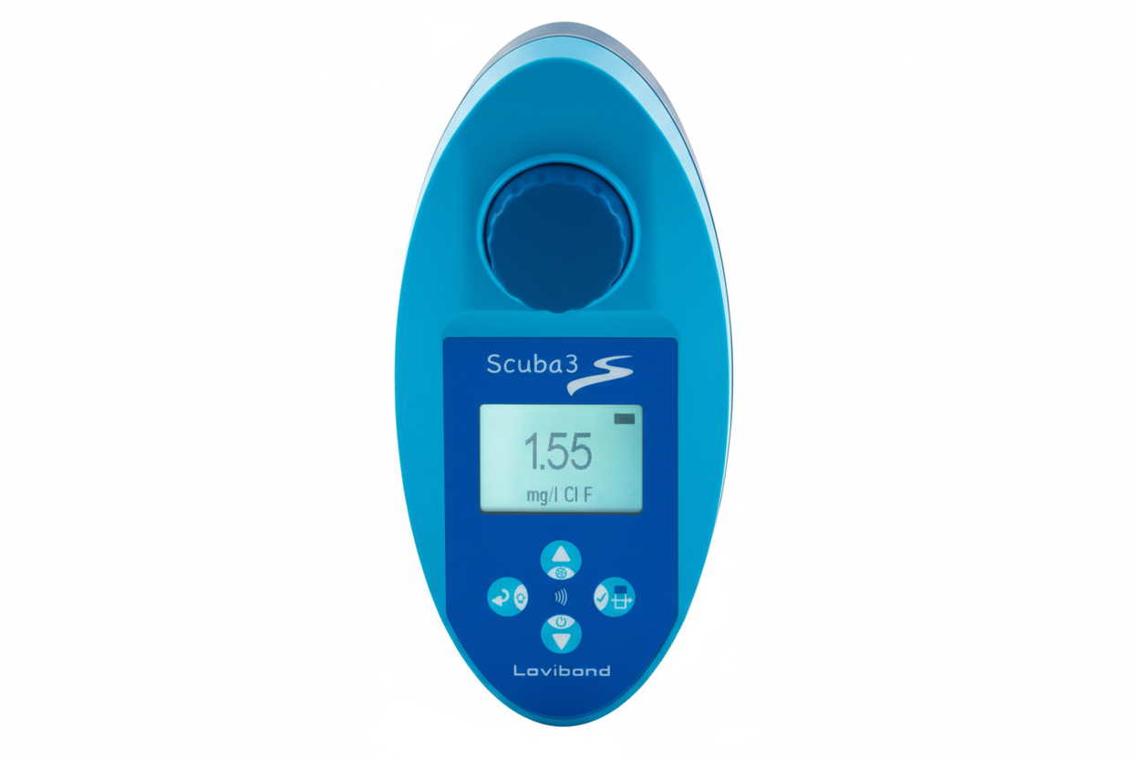 Fotómetro Digital Scuba III – Análise Profissional de 11 Parâmetros com Tecnologia NFC