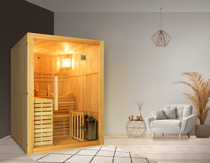 Sauna interior tradicional SENSE 4– 4,5 kW – 4 lugares