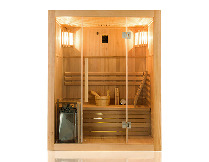 Sauna interior tradicional SENSE 3 – 3,5 kW – 3 lugares