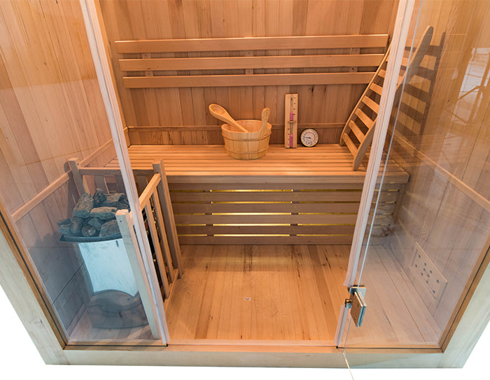 Sauna interior tradicional SENSE 3 – 3,5 kW – 3 lugares