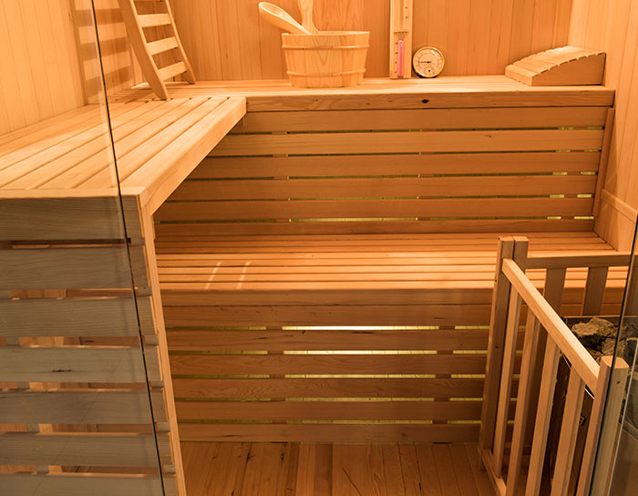 Sauna interior tradicional SENSE 3 – 4.5 kW – 3 lugares