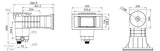 Skimmer Weltico A400 Branco - Boca Larga para Design Moderno