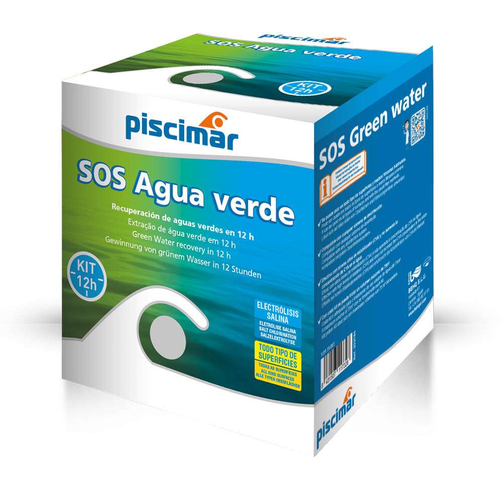 Kit SOS Água Verde Piscimar | Recuperação em 12 Horas | Sem Estabilizador