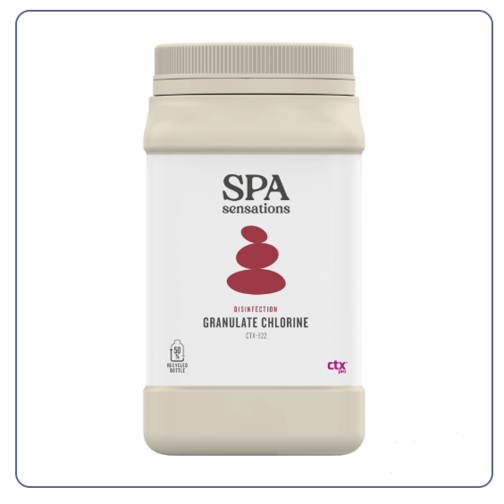 SPA Sensations CTX-922 Granulated Chlorine (1 Kg): Cloro Granulado Estabilizado para Spas