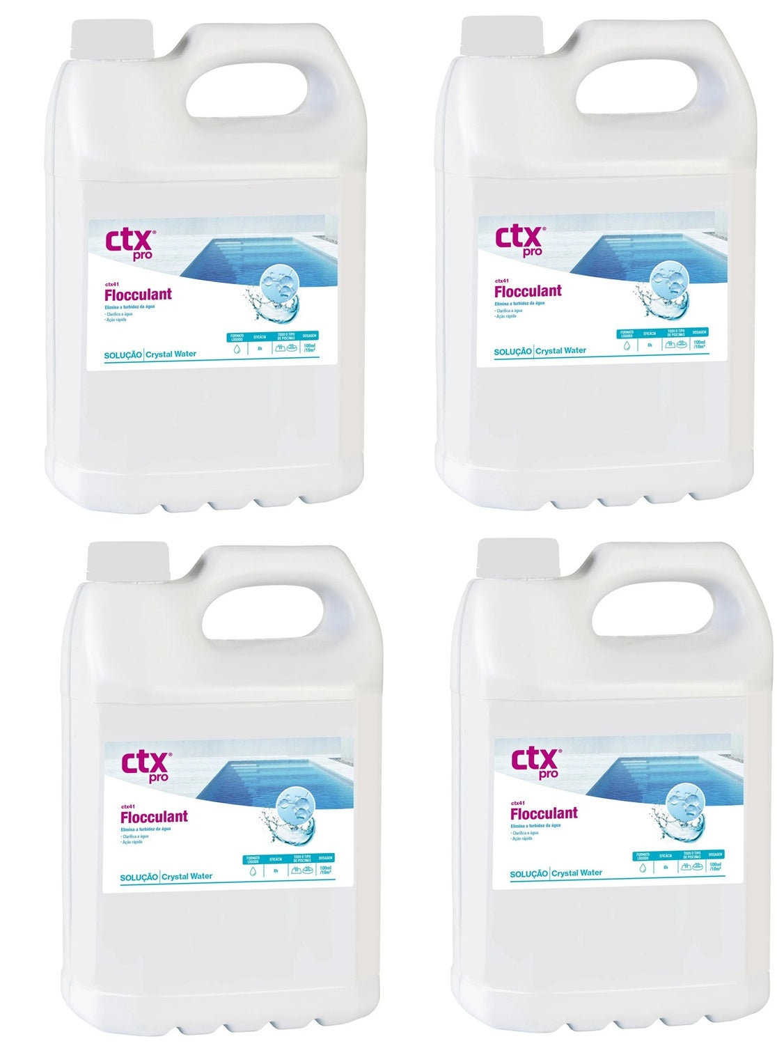 CTX-41 Floculante Granulado - Clarificação Máxima para Água de Piscina