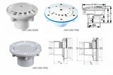 Bocas de Fundo Hayward em ABS – Circulação Vertical Otimizada