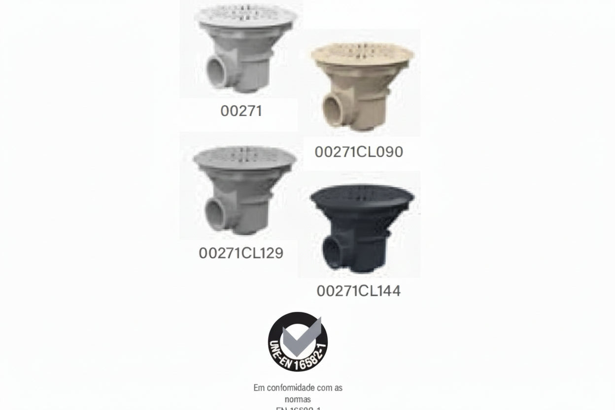 Ralo de Fundo AstralPool Design circular D.210mm – Sistema de Alinhamento e Alto Caudal